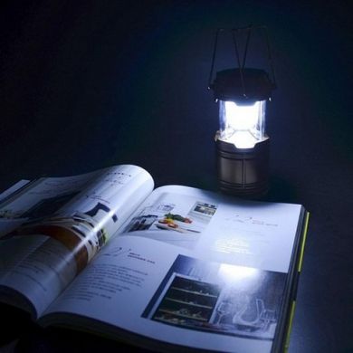 Светодиодный LED аккумуляторный кемпинговый фонарь c солнечной батареей 5800T, Разные цвета