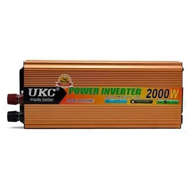 Перетворювач інвертор AC/DC 2000W 12V SSK, Золотий