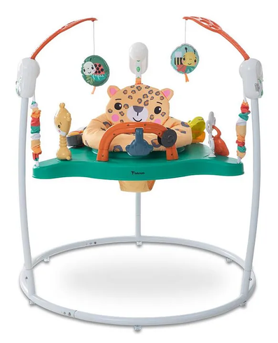 Детский игровой центр Fisher-Price Jumperoo с подсветкой и звуком / Развивающий игровой джемпер Зеленый