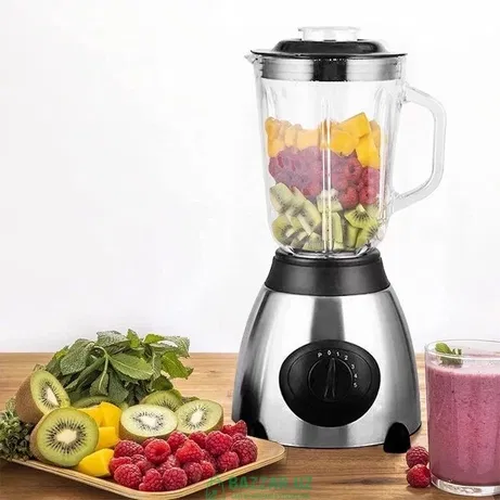 Не працює, коробка в поганому стані Блендер та кавомолка KINGBERG KB-2052 (800W), Сріблястий