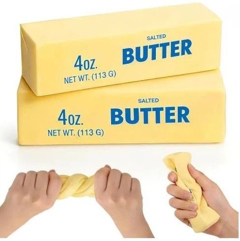 Игрушка-антистресс &laquo;Масло&raquo; / Сквиш Butter &nbsp;14 см