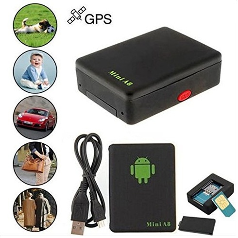 GPS трекер Mini A8 с прослушкой, GSM сигнализация, гпс трекер