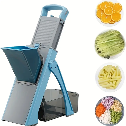 Многофункциональная овощерезка с регулируемой толщиной нарезки Vegetable cutter 223-6 Овощерезка с контейнером