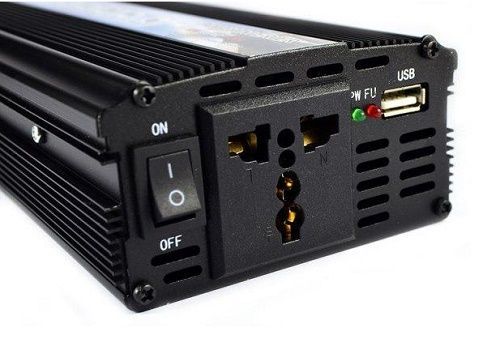 Перетворювач інвертор AC/DC 2000W 12V SSK, Золотий