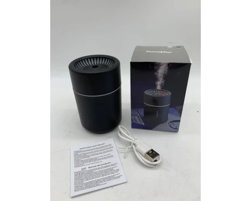 Автомобільний зволожувач повітря з підсвічуванням, USB, Чорний / Аромадіфузор в машину