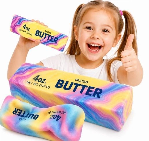 Игрушка-антистресс &laquo;Масло&raquo; / Сквиш Butter &nbsp;14 см