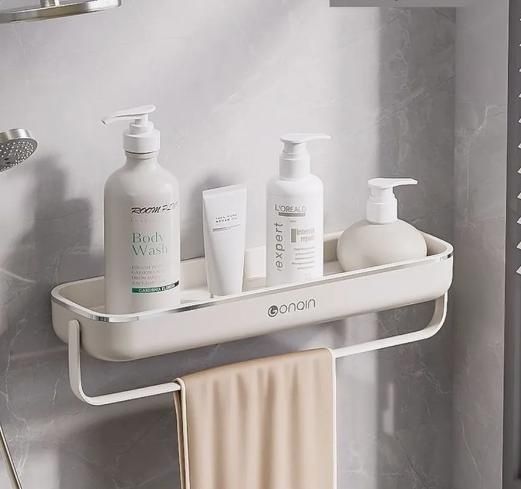 Органайзер в ванную полка+вешалка TOWEL BAR LY-840