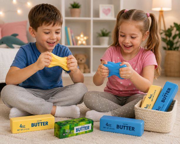 Игрушка-антистресс &laquo;Масло&raquo; / Сквиш Butter &nbsp;14 см