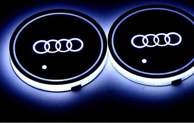 Підсвічування підсклянника авто RGB Модель  AUDI