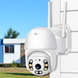 Уличная поворотная IP камера видеонаблюдения WiFi N3 6913 - 2mp ICSee - камера наружного наблюдения для дома