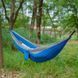 Гамак Travel hammock туристический /  Гамак-качели подвесной нейлоновый Синий