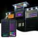 Гірлянда Штора від мережі 3х3 м 400LED RGB + пульт дистанційного керування, SF-1 / Розумна гірлянда з додатком на телефон
