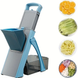 Многофункциональная овощерезка с регулируемой толщиной нарезки Vegetable cutter 223-6 Овощерезка с контейнером