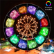 Светодиодная умная гирлянда Smart Роса RGB 100 LED с Bluetooth для елки от USB 10м