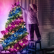 Светодиодная умная гирлянда Smart Роса RGB 100 LED с Bluetooth для елки от USB 10м