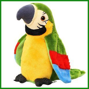 Інтерактивна іграшка електронний папуга Parrot Talking, Зелений
