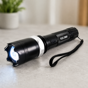 Фонарик BL 1105 + отпугиватель / Фонарик с отпугивателем собак электрический / LED фонарь