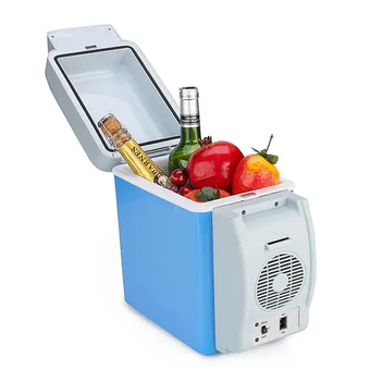 Автохолодильник від прикурювача Port Able Electronic 7.5 л, Блакитний