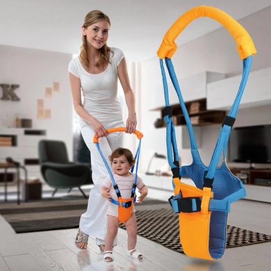 Дитячі ходунки Walking assistant, віжки, повідець, Темно-синій