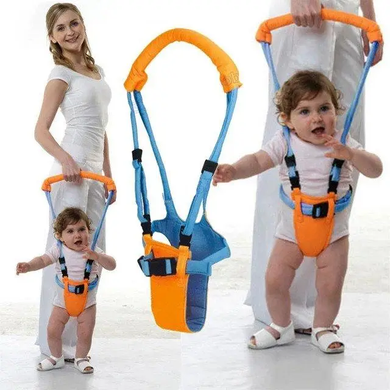Дитячі ходунки Walking assistant, віжки, повідець, Темно-синій