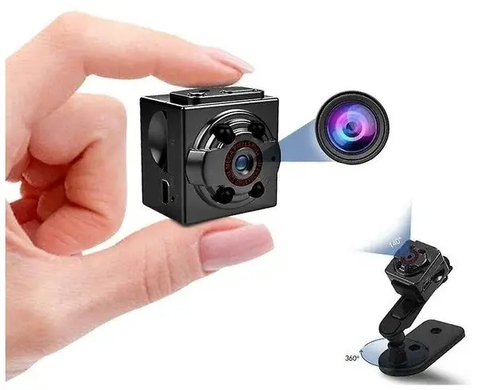 Мини камера SQ8  с датчиком движения и ночным видением, Черный