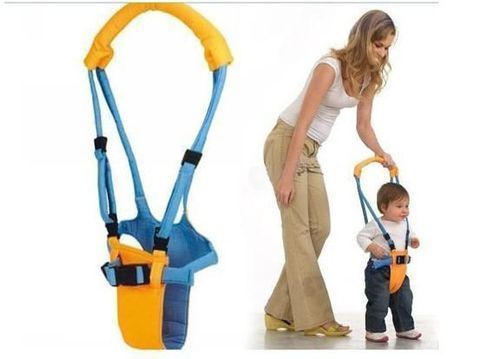 Дитячі ходунки Walking assistant, віжки, повідець, Темно-синій