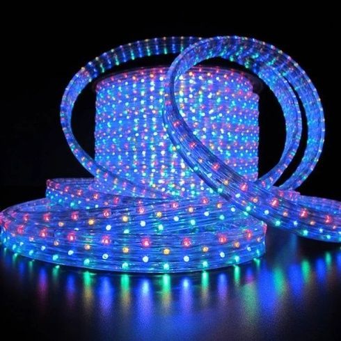 Гирлянда-шланг светодиодная дюралайт 10м 360 LED Разноцветная