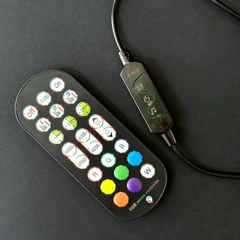 Світлодіодні панелі 25 см 2шт RGB з APP Smart від USB та пультом