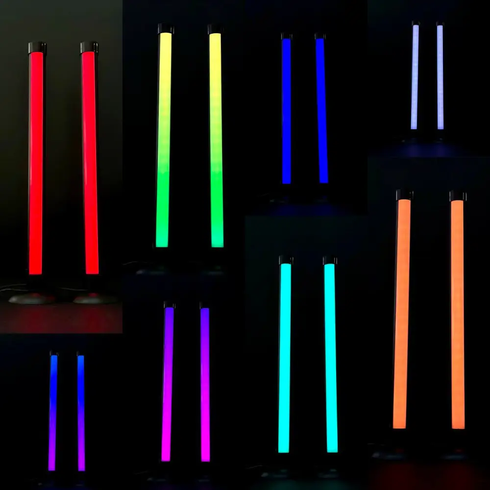 Світлодіодні панелі 25 см 2шт RGB з APP Smart від USB та пультом