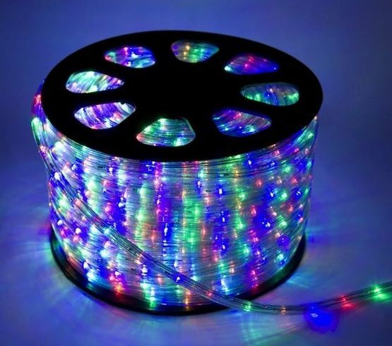Гирлянда-шланг светодиодная дюралайт 10м 360 LED Разноцветная
