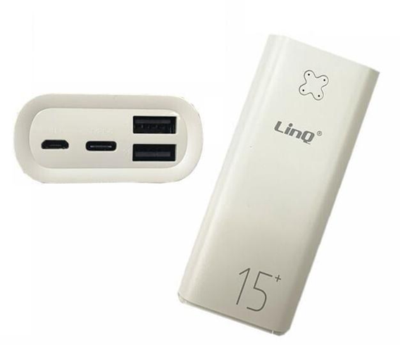 Универсальный повербанк Linq P290 с функцией быстрой зарядки 15000 mAh