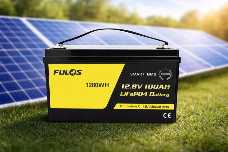 Акумулятор BATTERY liFePo FULOS 12V 100Ah для дому, квартири, ДБЖ та сонячних електростанцій
