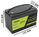 Акумулятор BATTERY liFePo FULOS 12V 100Ah для дому, квартири, ДБЖ та сонячних електростанцій