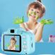 Детский цифровой фотоаппарат с дисплеем GM14 Голубой