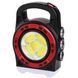 Мультифункціональний кемпінговий ліхтар Hurry-bolt HB-6678C 20W із сонячною панеллю та фукцією повербанку, Червоний