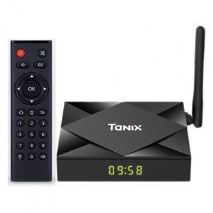 Смарт ТБ приставка Tanix TX6S H616 4K 4/32GB Android 10, Черный