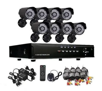Система відеоспостереження CCTV XVR-TO801N на 8 камер, Черный