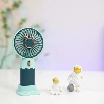 Вентилятор портативний ZB088A Mini Fan / Ручний вентилятор з акумулятором / Настільний портативний вентилятор