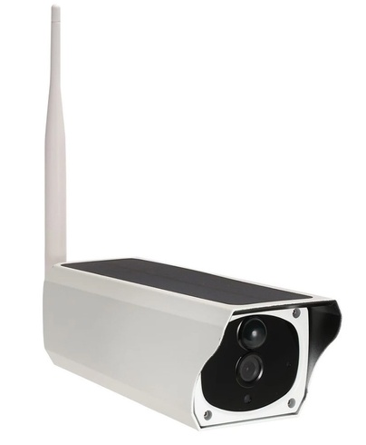 IP-камера акумуляторна відеоспостереження CAD F20 2 mp з сонячною панеллю Black-White