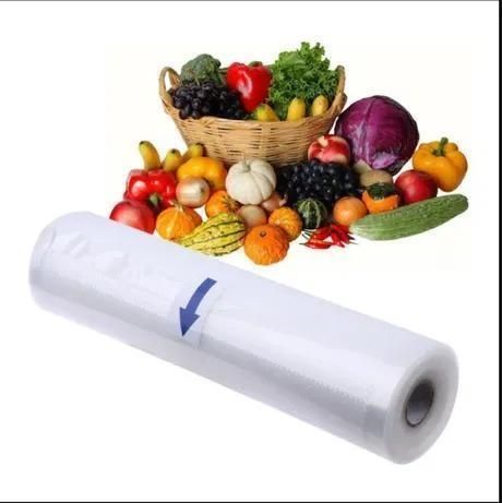 Вакуумні гофровані пакети в рулонах Плівка для вакуумного пакувальника 15 см, Прозрачный
