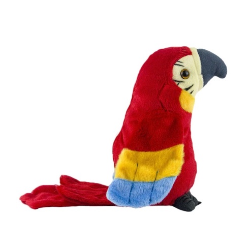 Интерактивная игрушка электронный говорящий Попугай Parrot Talking Красный