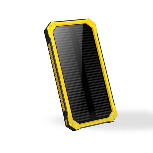 Бронированный солнечный Power Bank Solar 20000 mAh 2xUSB, Черный