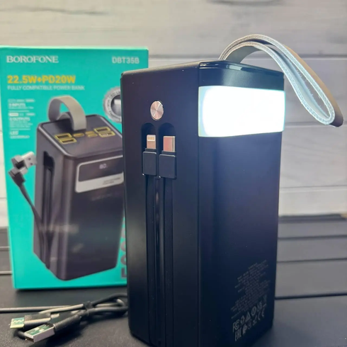 Повербанк Borofone DBT35B 50000 мАг / Power Bank 22.5W PD20W