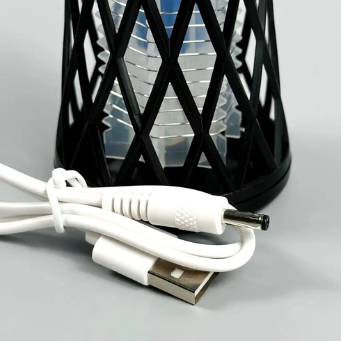 Лампа-пастка від комах TX-WD02 Mini 2в1 800mAh (світильник, УФ-лампа) із вбудованим акумулятором 14cm