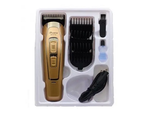 Аккумуляторная машинка для стрижки волос Gemei GM-6115 (3 насадки)