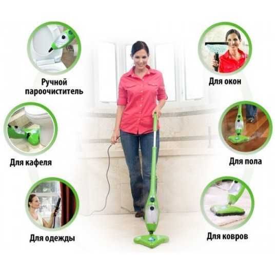 Универсальная паровая швабра Steam Cleaner X5 MOP 5 в 1 - Купить