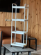 Етажерка на колесах 4 полиці біла підлогова Storage rack AND906