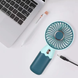 Вентилятор портативний ZB088A Mini Fan / Ручний вентилятор з акумулятором / Настільний портативний вентилятор