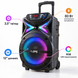 Портативная колонка ZPX Audio ZX-7780 BT с микрофоном USB/Bluetooth/FM/LED/TWS 350W + пульт ДУ