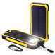 Бронированный солнечный Power Bank Solar 20000 mAh 2xUSB, Черный